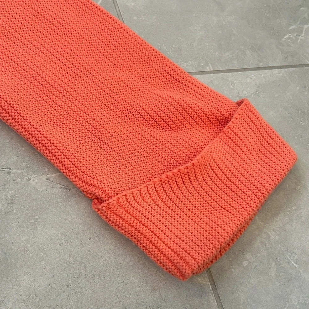 EUC Free People La Brea V-Neck Sweater Orange Size XS